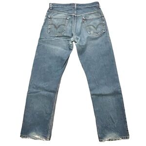 Vintage 2008 Levi’s 505 Regular Fit Straight Leg Jeans Rinsed Blue Wash Lesotho